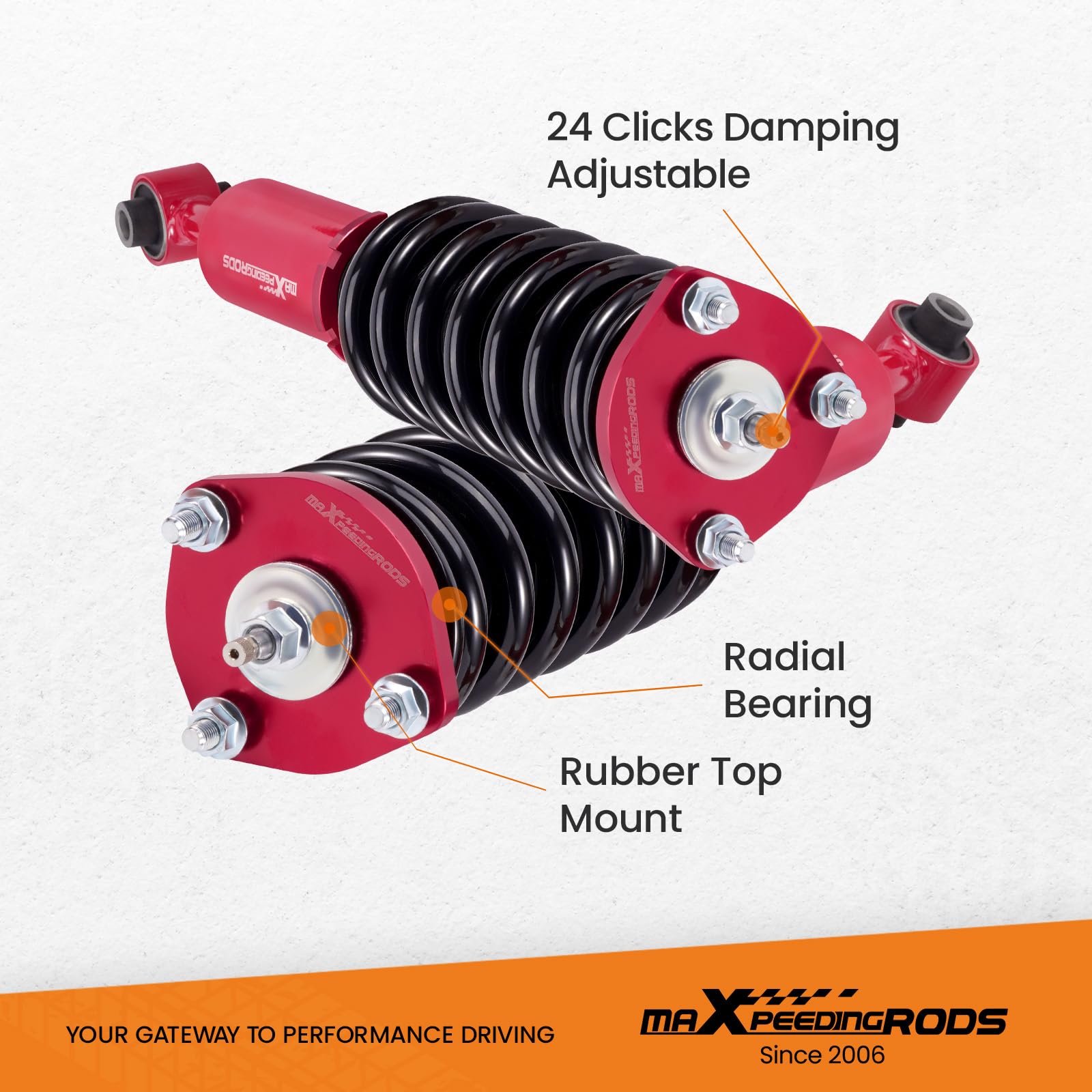 Amazon.com: maXpeedingrods Coilovers for Lexus IS300 2000-2005